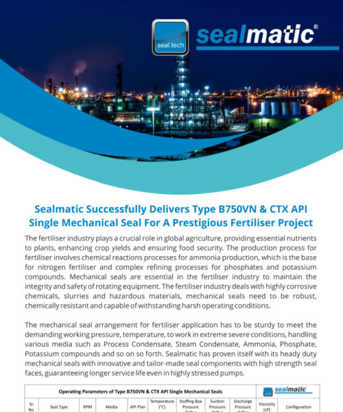 Sealmatic-Successfully-Delivers-Type-B750VN-CTX-API-Single-Mechanical-Seal-For-A-Prestigious-Fertiliser-Project